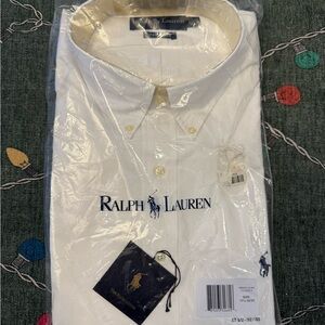 Ralph Lauren Yarmouth button down Sz 17 1/2 32/33 NWT